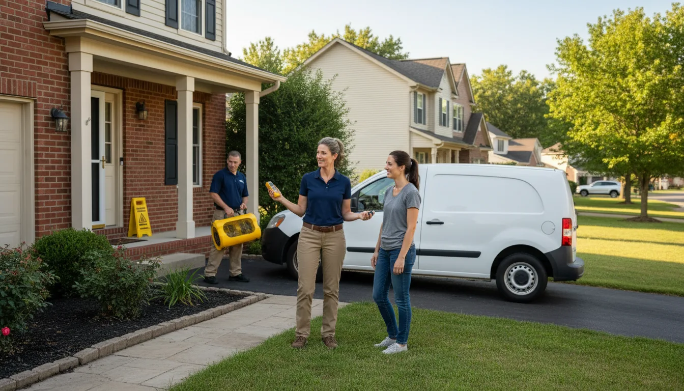 Water restoration image for Home Water Damage Repair in Comanche, OK